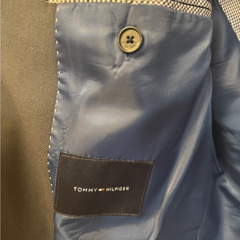 Tommy Hilfiger Navy Men's Blazer 40R - Picture 3 of 8